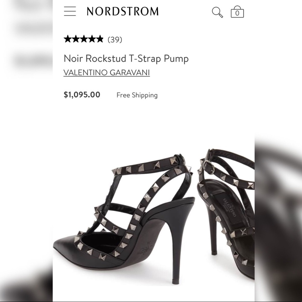Valentino NOIR Rockstud pumps - 36